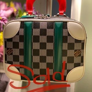 🦄RARE Runway Bag🦄 Black/White Damier Valisette